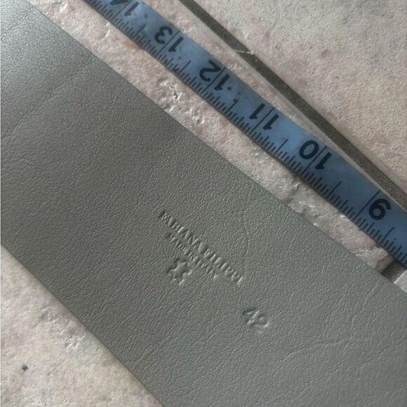 Fabiana Filippi runway dress suit belt wide beaded Leather accessory cutout - Picture 7 of 8